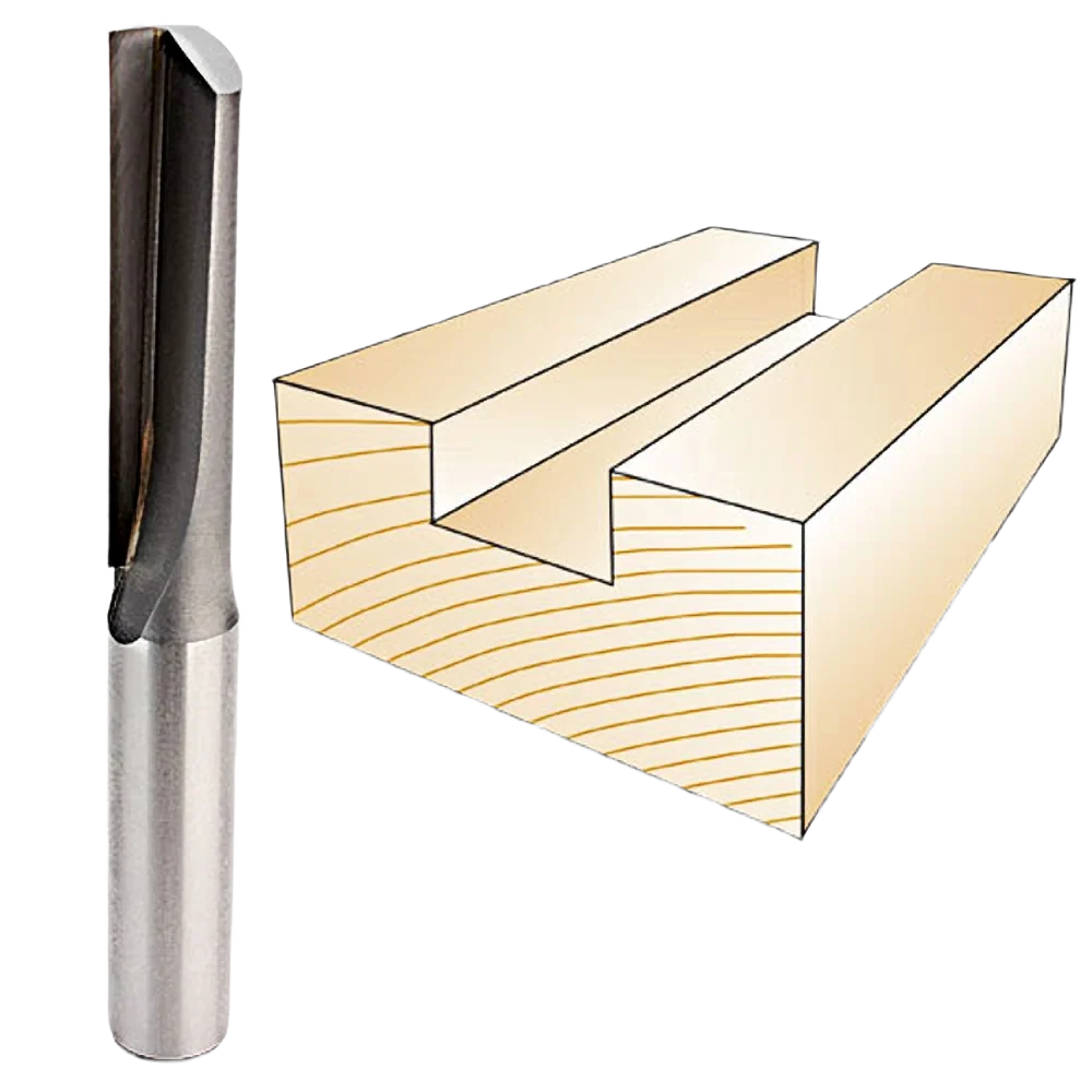 Detailed Whiteside Straight Single Flute Bit 1 2 in. SH x 1 2 in. CD x 2 in. CL Original