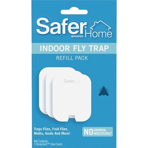 Easy-to-Use Safer Home Indoor Fly Trap Plug 3-Pack Effective
