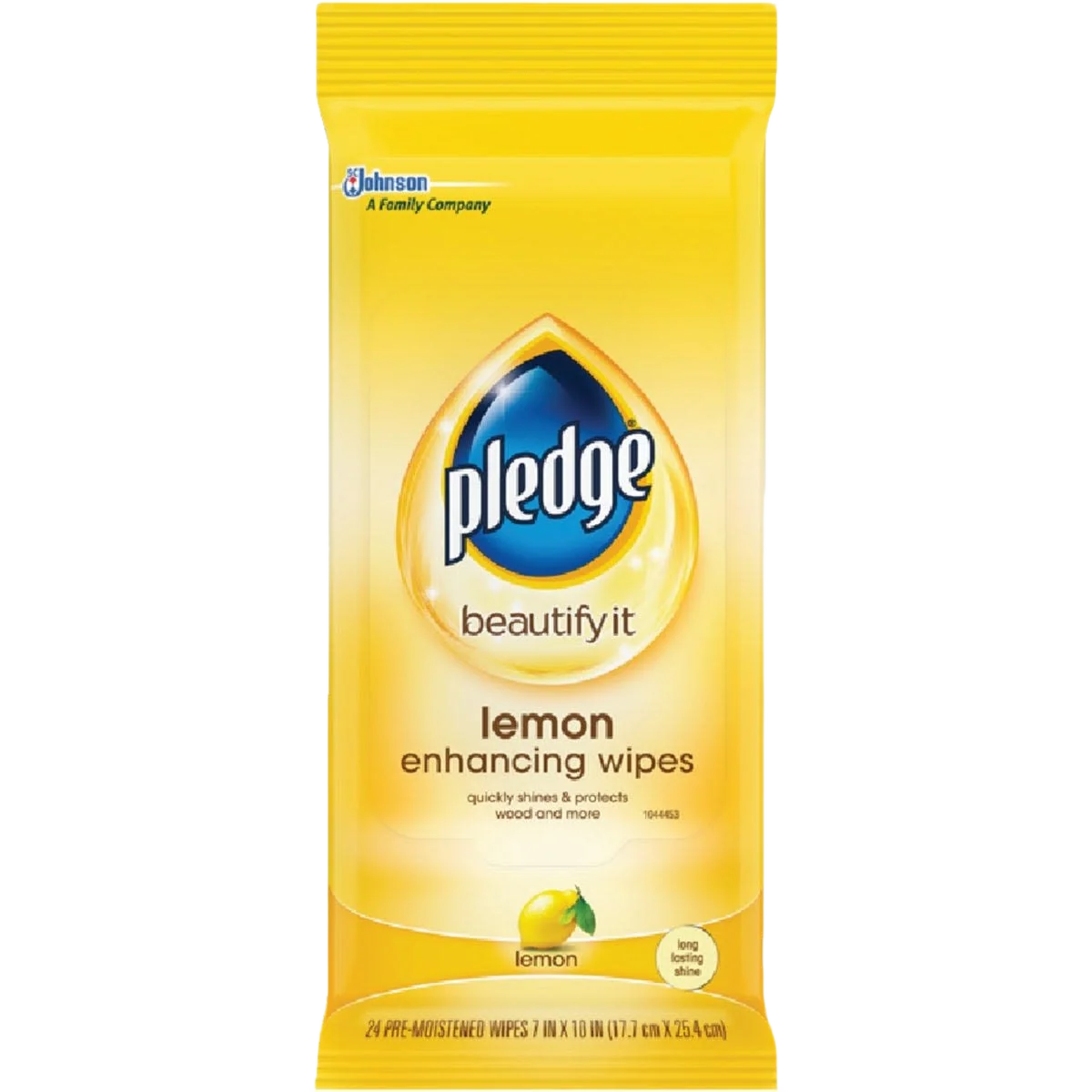 Fine Crafted Pledge Lemon Furniture Polish Wipes 24 Count Next-Generation