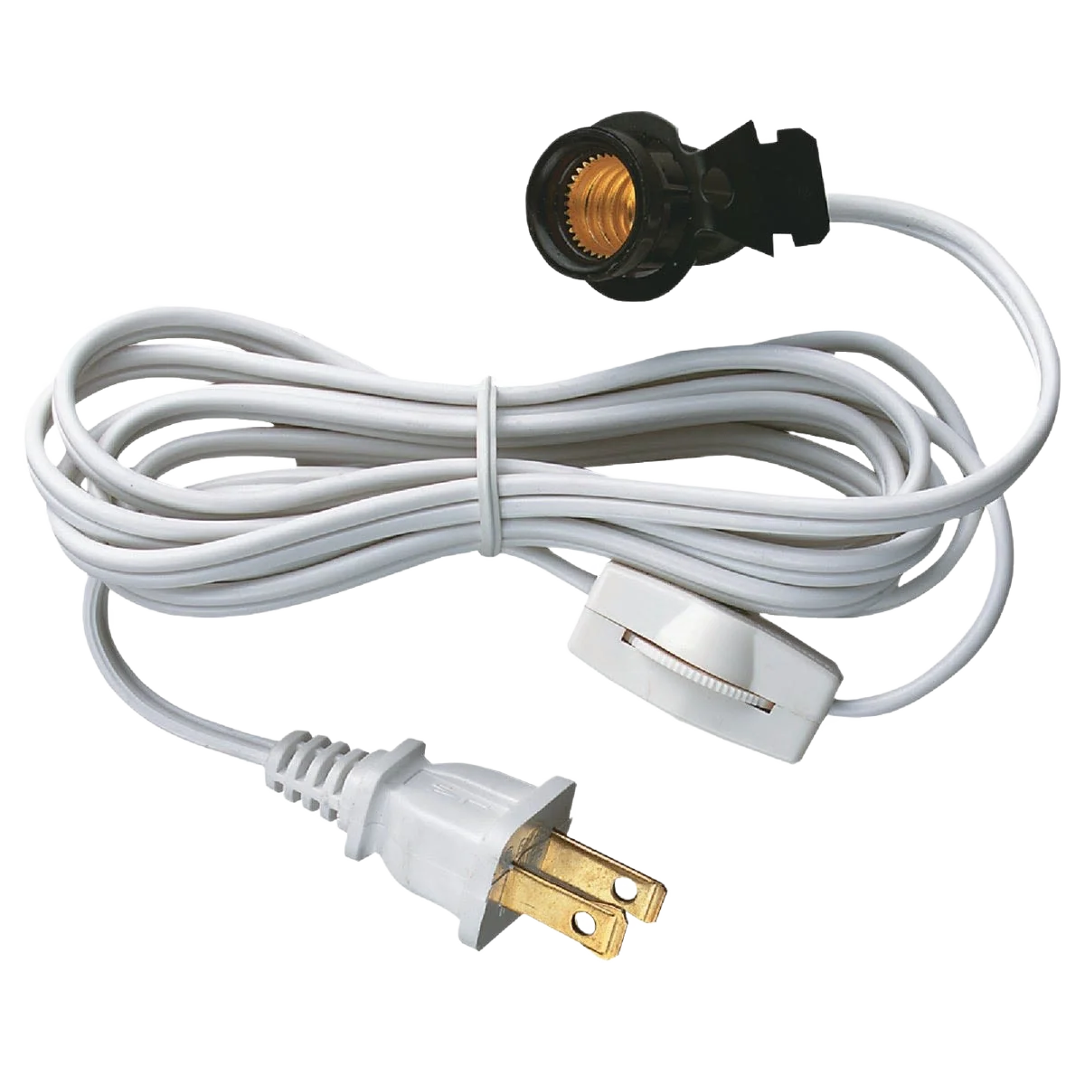 Long-Lasting Westinghouse White Lamp Cord with Switch 6 ft. Easy-to-Use
