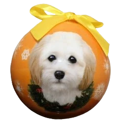 Sustainable E S Pets Cockapoo Christmas Ball Ornament Exclusive