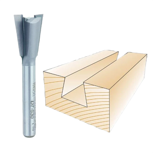 Pure Whiteside Porter-Cable Dovetail Bit 1 4 in. SH x 17 32 in. LD x 7 deg. Innovative
