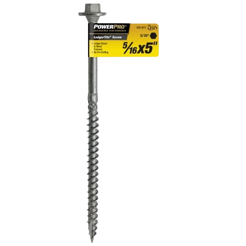 User-Friendly Power Pro 5 16 In. x 5 In. LedgerTite Structural Screw Prestigious