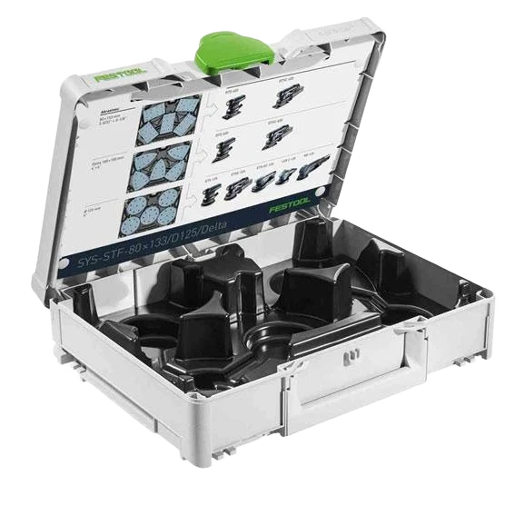 Certified Festool 576781 Abrasives Systainer3 SYS-STF-80x133 D125 Delta Exclusive