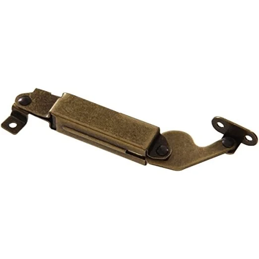 Secure Hillman Antique Brass Spring Assisted Lid Support Right Side Expertly Made