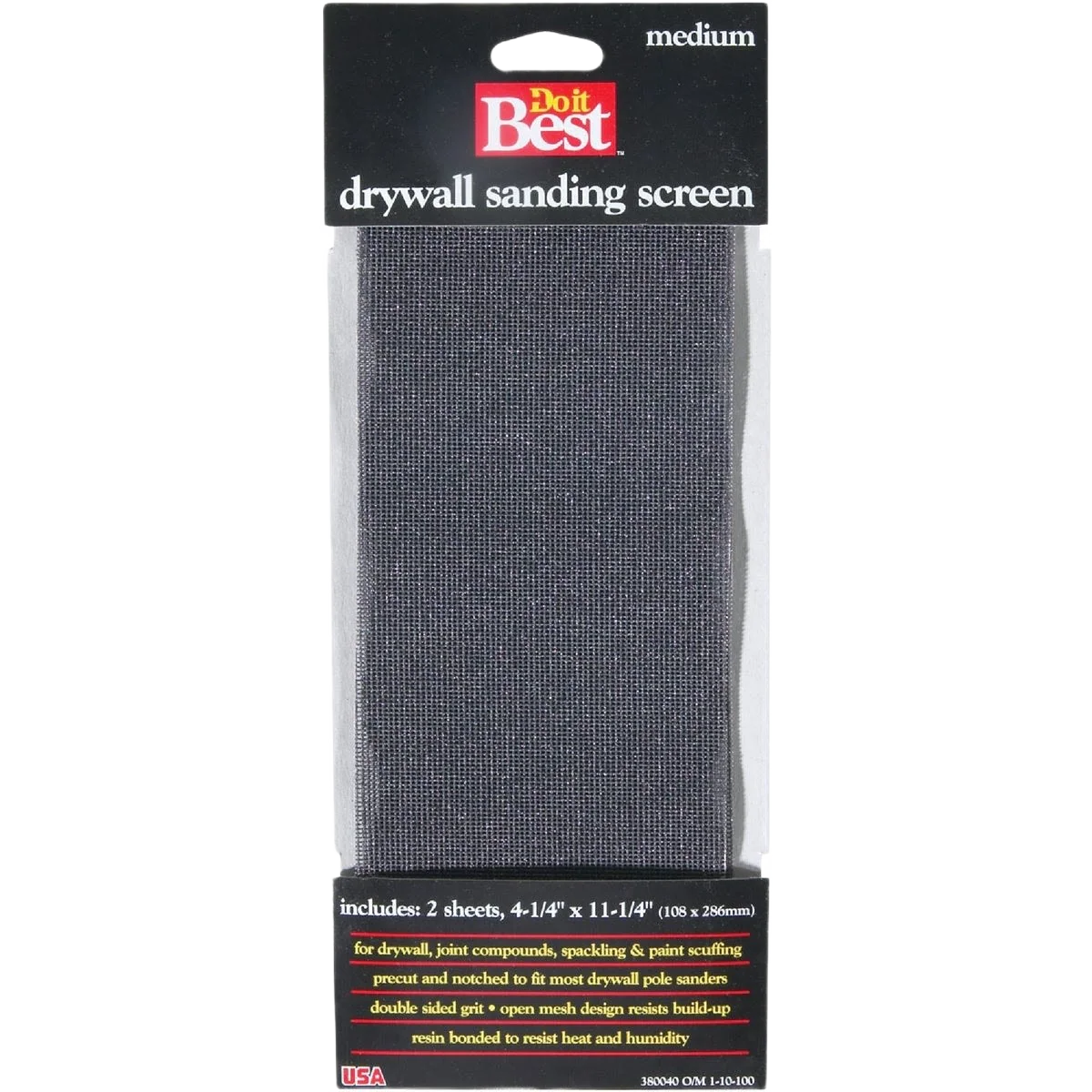 Expertly Made Do it 100-Grit Medium Precut Drywall Sanding Screen 2-Pack Trendy