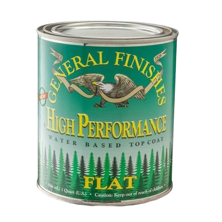 Prestigious General Finishes Polyurethane Water Based Topcoat Flat Pint High-Grade