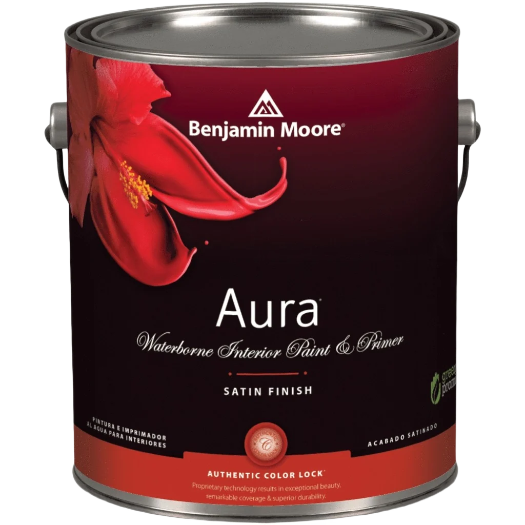 Fashionable Benjamin Moore Aura 4X Satin Tintable Interior Paint Primer 1 Gallon Efficient