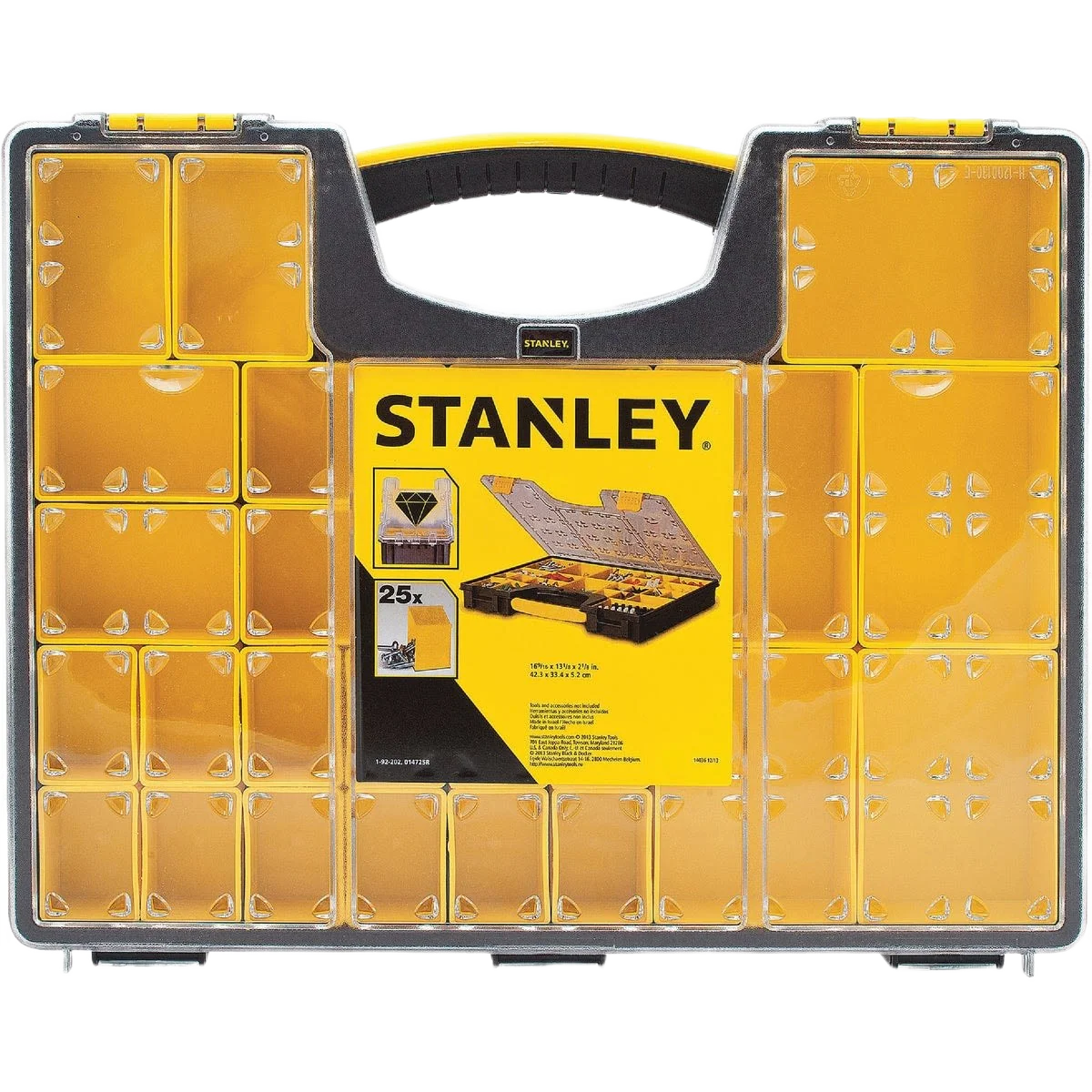 High-Quality Stanley 25-Compartment Professional Parts Storage Box Healthy