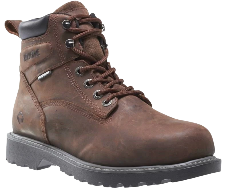 Exclusive Wolverine Men's Dark Brown Floorhand Waterproof Boots Size 9EW Fine Crafted