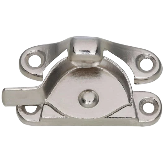 Functional National Hardware Nickel 7 8 Crescent Sash Lock Prestigious