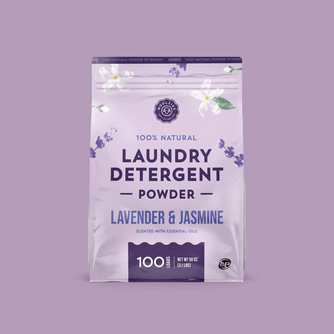 Refined Woolzies Lavender Jasmine Powder Laundry Detergent 3.1 lb. Comfortable