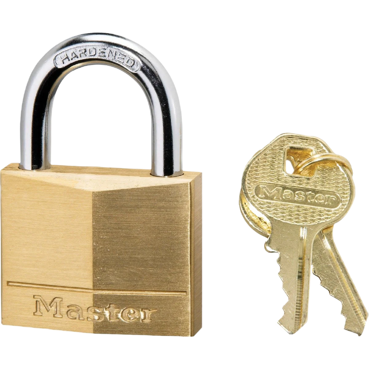 Eco-Friendly Master Lock 1-9 16 W. 4-Pin Tumbler Brass Keyed Different Padlock Original