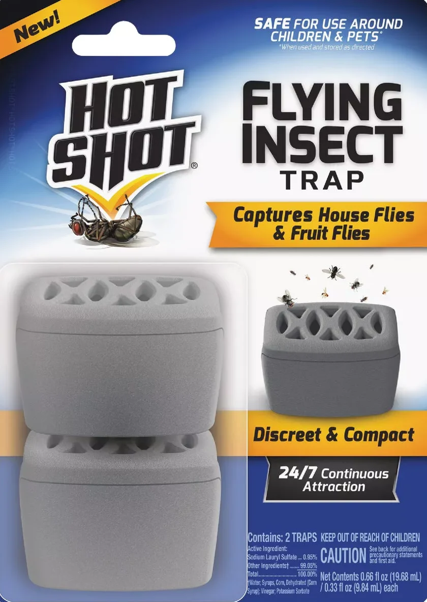 Optimized Hot Shot Flying Insect Trap 2-Pack Comfortable