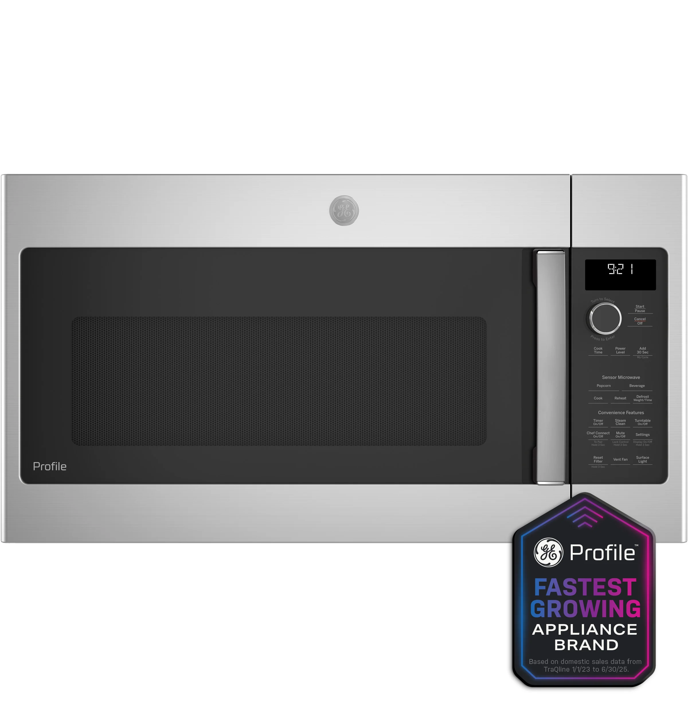 High-End GE Profile™ 2.1 Cu. Ft. Over-the-Range Sensor Microwave Oven Elegant