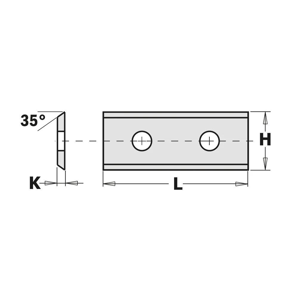 High-End CMT Orange Tools 2 35° 50x12x1.5mm Hw-K1920 Solid Carbide Knives Comfortable