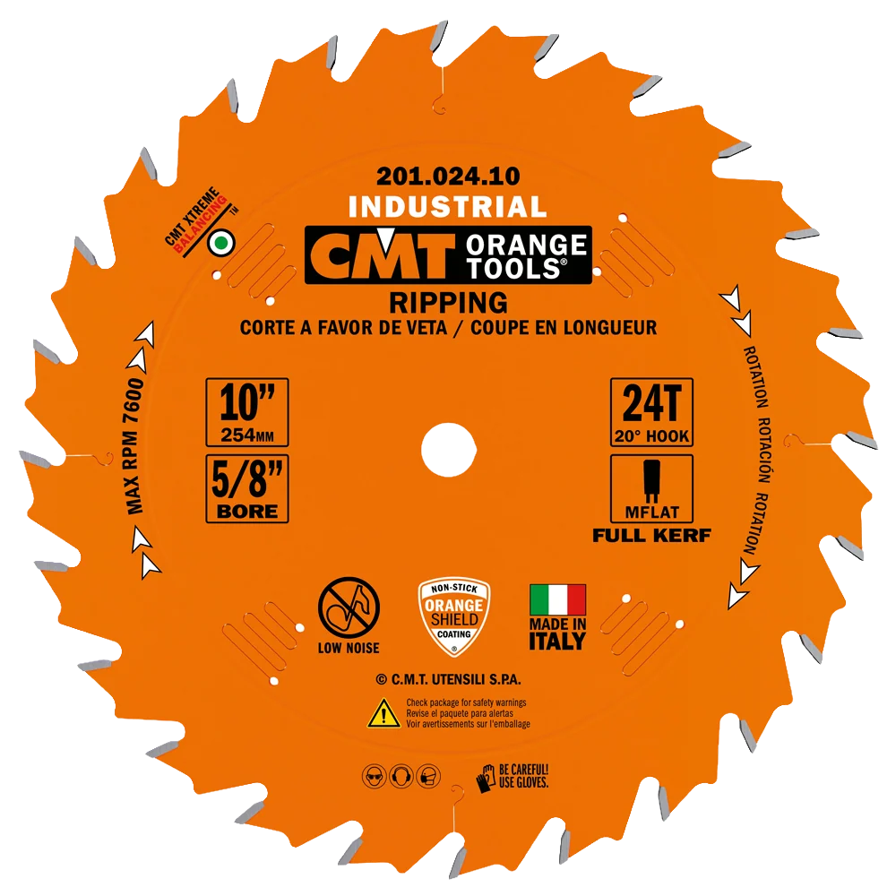 Green CMT Orange Tools 12 30T Industrial Ripping Saw Blade Recyclable