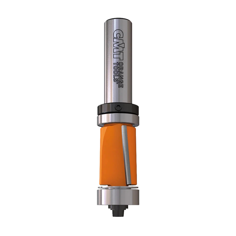 Specialty CMT Orange Tools 3 4 x 2 Flush Trim Router Bits w Double Bearing 1 2 Shank Green