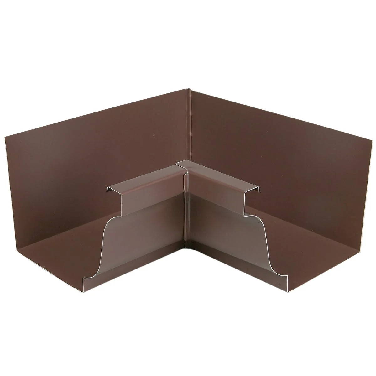World-Class Spectra Metals 5 in. Aluminum Inside Corner Box Mitre Brown First-Class