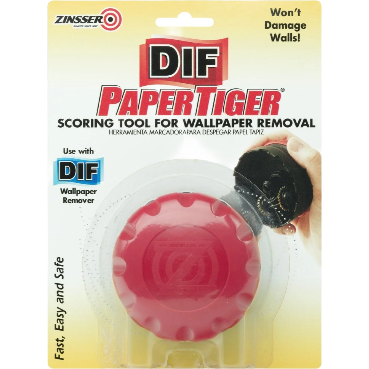 Detailed Zinsser DIF Paper Tiger Wallcovering Scoring Tool Relaxed