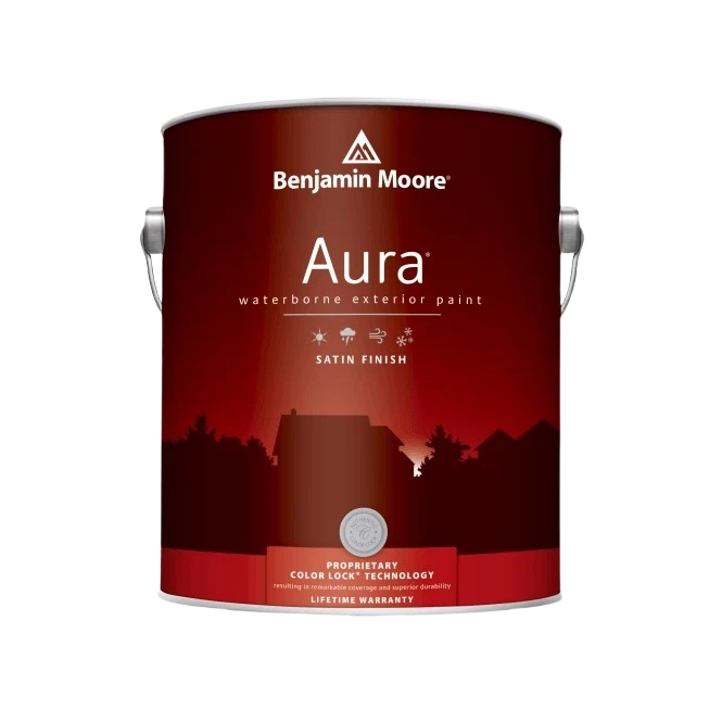 High-Quality Benjamin Moore Aura 3X Satin Tintable Exterior Paint 1 Quart Exceptional