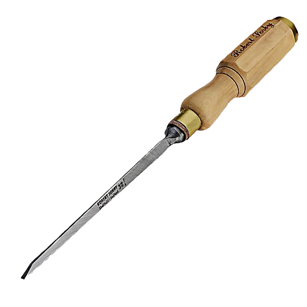 Smooth Sorby Octagonal Boxwood Handle Bench Chisel 1 8 in. Solid