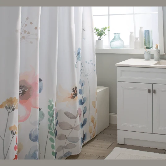 Verified Moda Jardin Floral Shower Curtain Certified