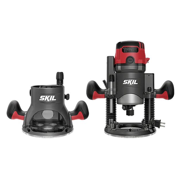 Reusable SKIL 14 Amp Plunge and Fixed Base Digital Router Quality