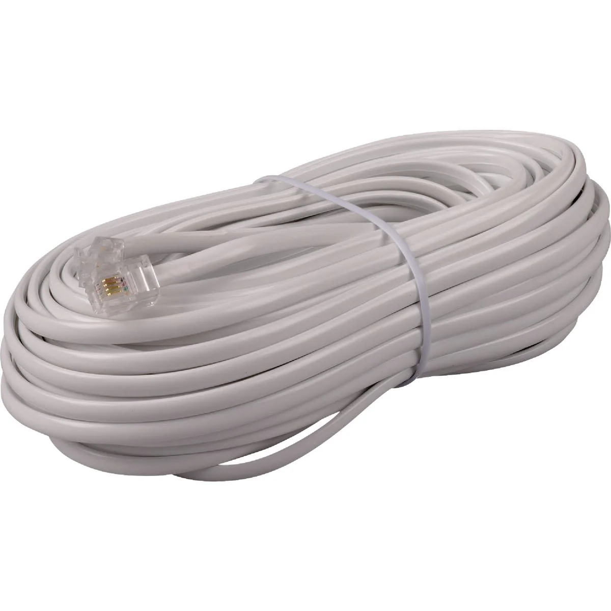 Superior RCA 50 Ft. White Phone Cord Refined