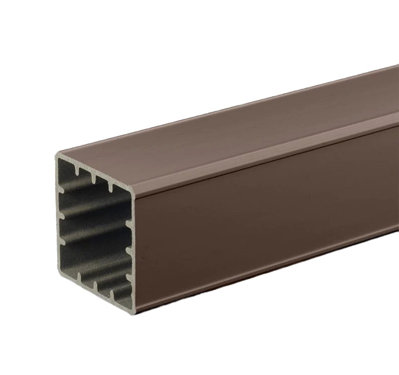 Classic TimberTech RadianceRail Express Composite 4 x 4 x 96 Matte Espresso Post Sleeve Lightweight