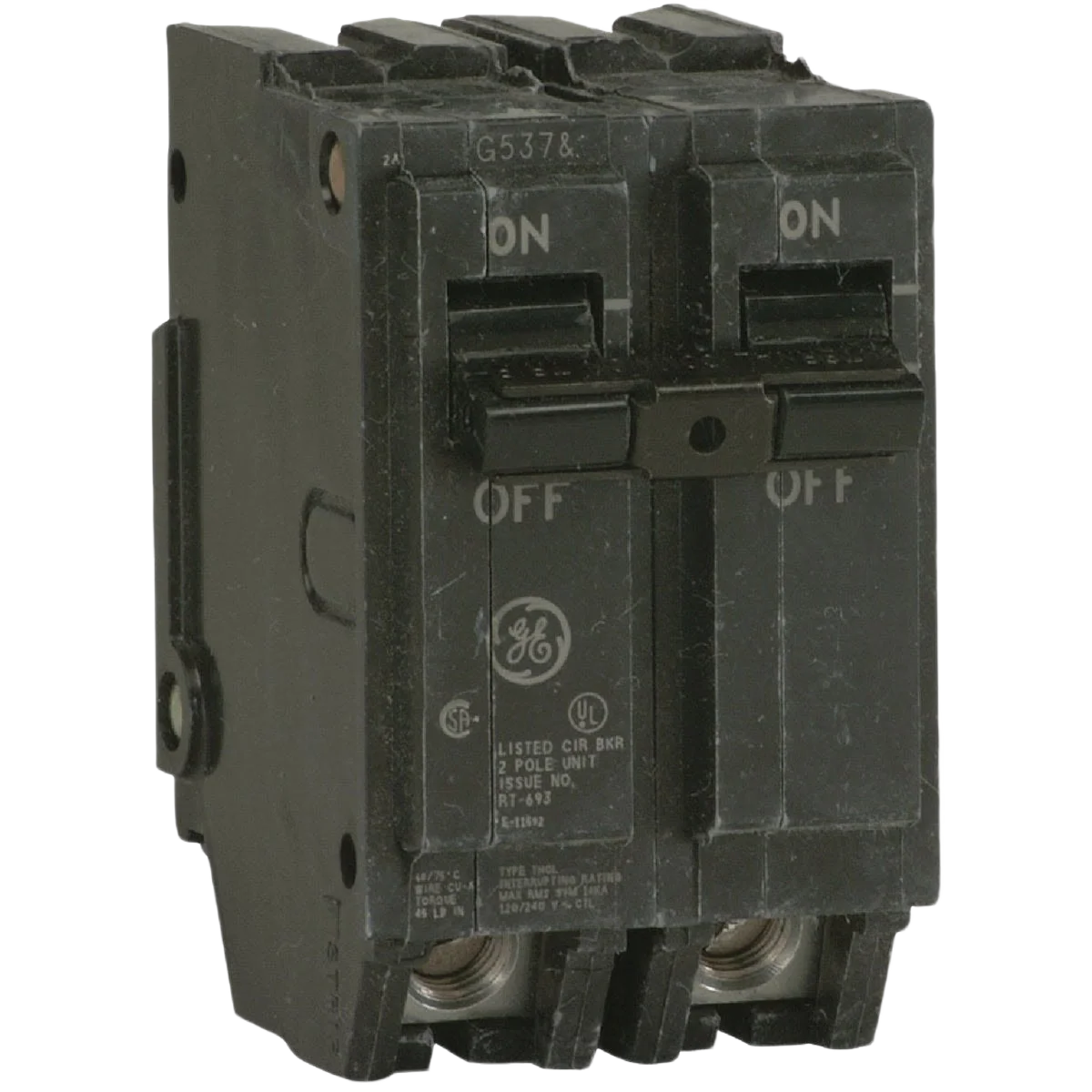 Elite GE THQL 50A Double-Pole Standard Circuit Breaker Practical