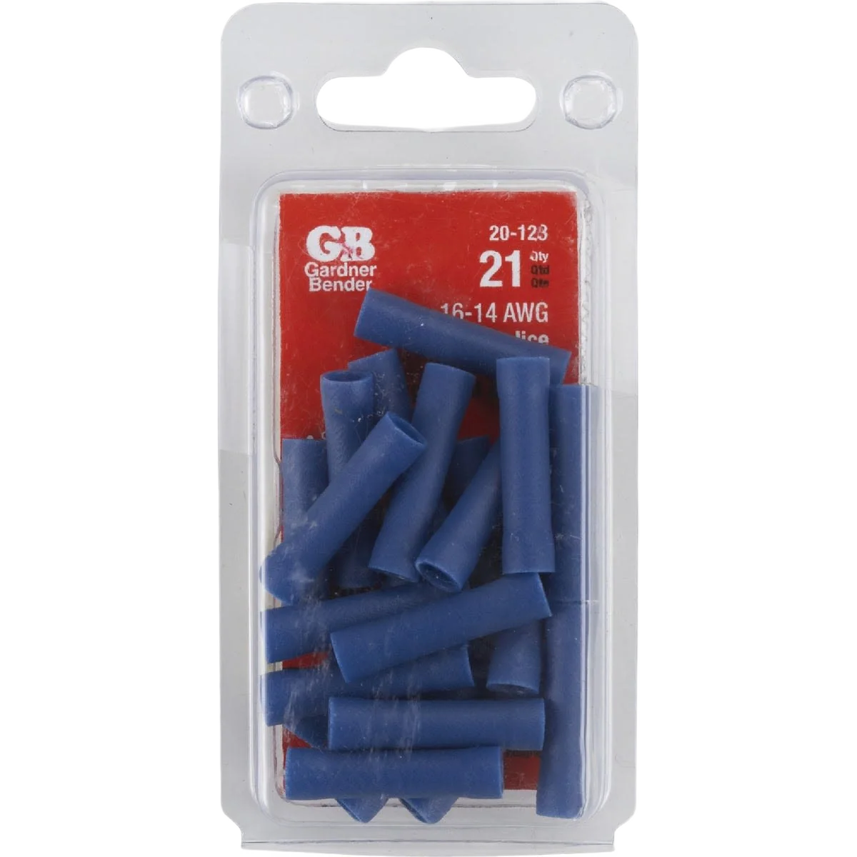 Official Gardner Bender 16 AWG to 14 AWG Blue Butt Splice 21-Pack Enhanced