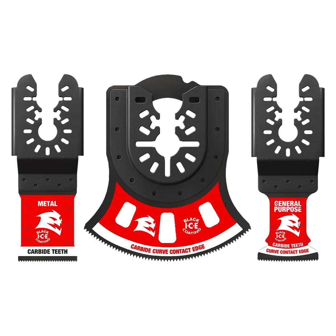 Crafted Diablo Universal Fit Carbide Oscillating Blade Set 3PC Original