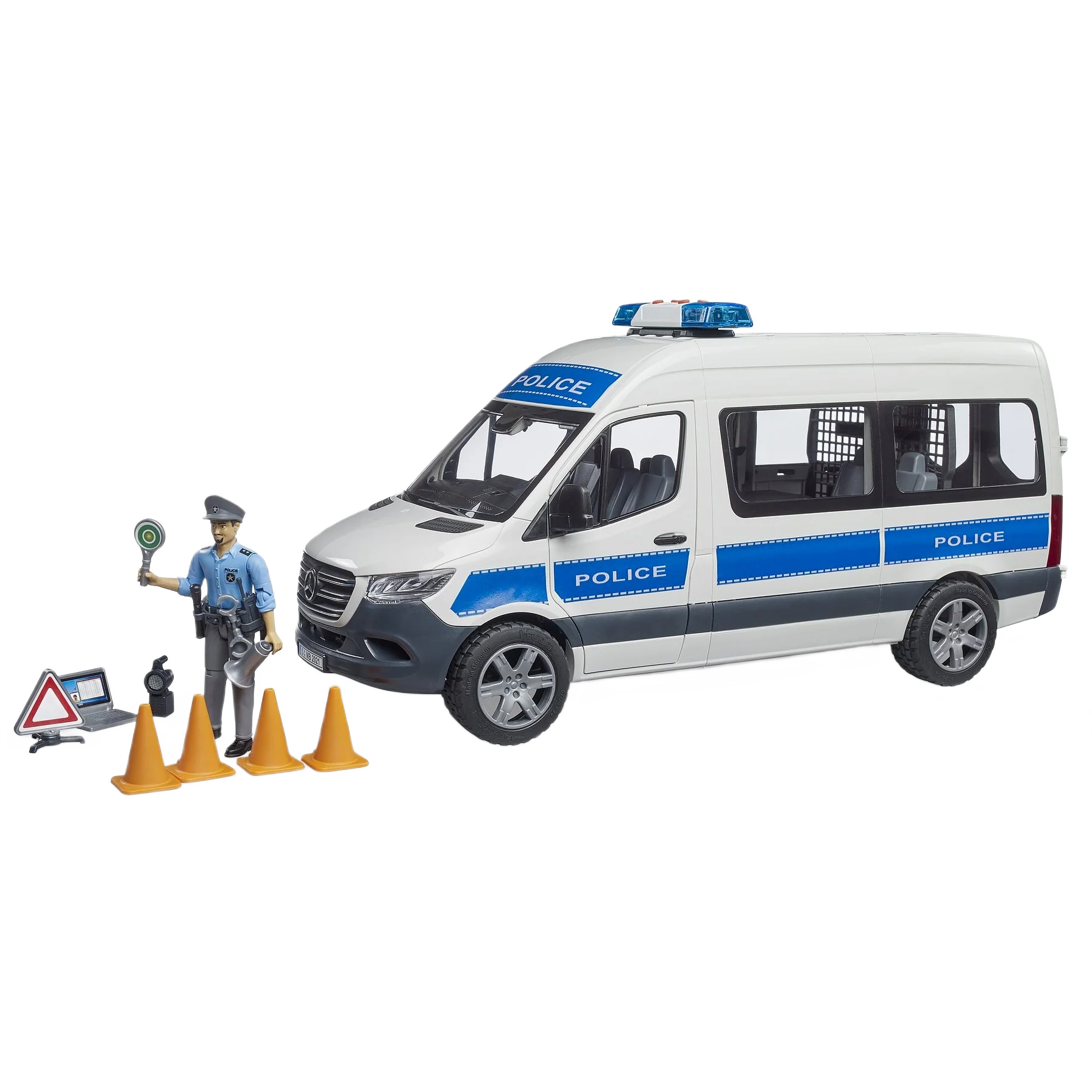 Recyclable Bruder MB Sprinter Police Emergency Vehicle Modern