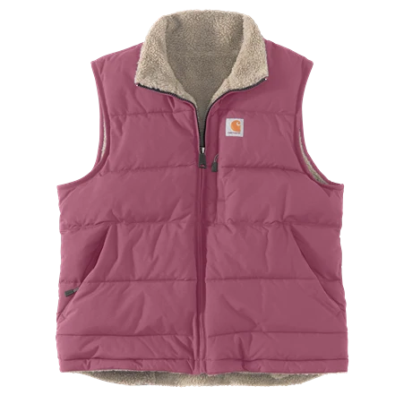 High-End Carhartt Small Huckleberry Montana Women's Insulated Reversible Puffer Vest Professional