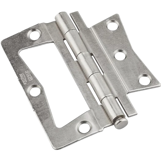 Expertly Made National Hardware 3-1 2 Satin Nickel Surface-Mounted Door Hinge 2-Count Practical