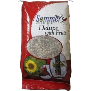 Selected Sommer's Deluxe with Fruit Wild Bird Food 25 lb. Relaxed