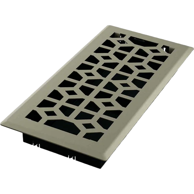 First-Class Imperial Templar Satin Nickel Steel Floor Register 4 In. x 10 In. Carefully Designed