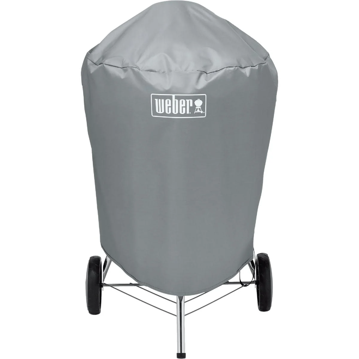 Easy-to-Use Weber Gray Vinyl Kettle Grill Cover 23 in. Consistent