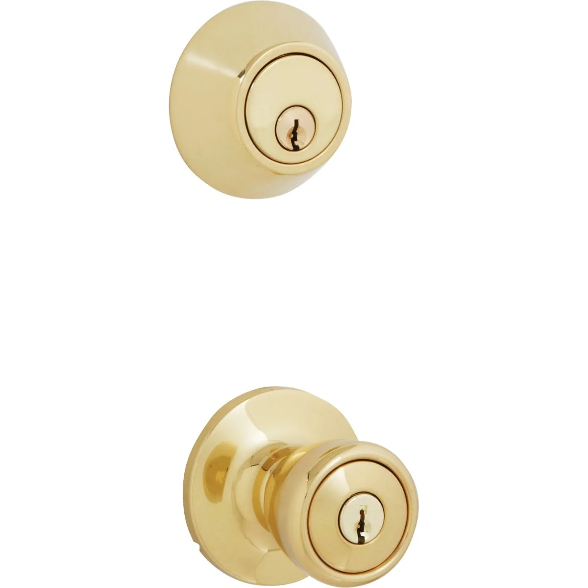 Sustainable Steel Pro Entry Lockset and Single Cylinder Deadbolt Combo First-Class