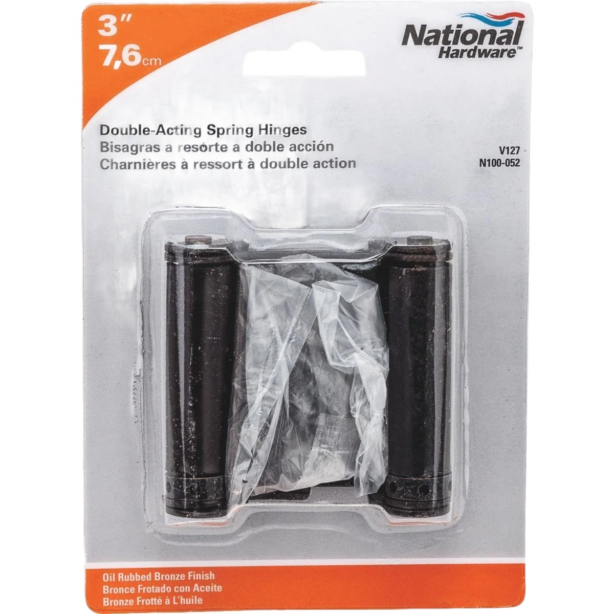 Premium Material National Hardware 3 Oil Rubbed Bronze Double-Acting Spring Door Hinge Flexible