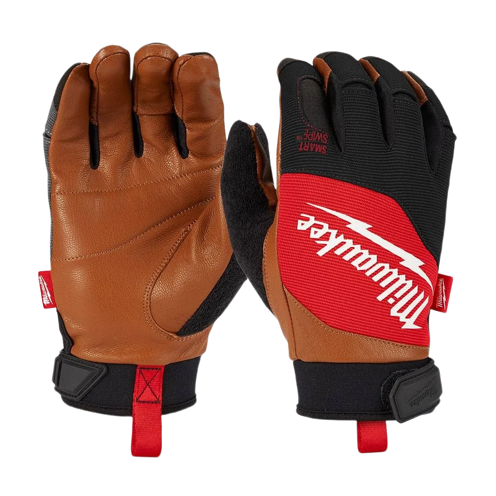 Eco-Friendly Milwaukee Large Leather Performance Work Gloves First-Class