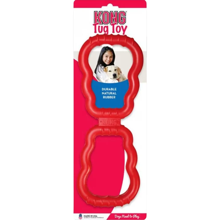 Secure KONG Red Tug Toy Certified
