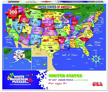 Superior White Mountain United States of America Puzzle 300-Pc Modern