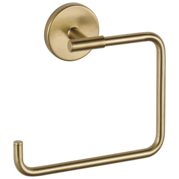Verified Delta Trinsic Champagne Bronze Towel Ring Top-Quality