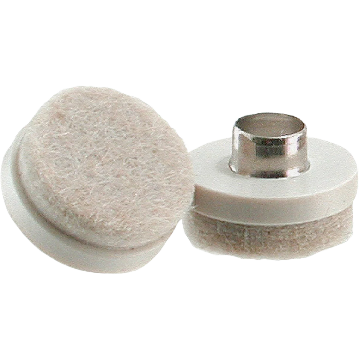 Clean Do it 7 8 In. Round Almond Nail on Furniture Glide 8-Pack Exclusive