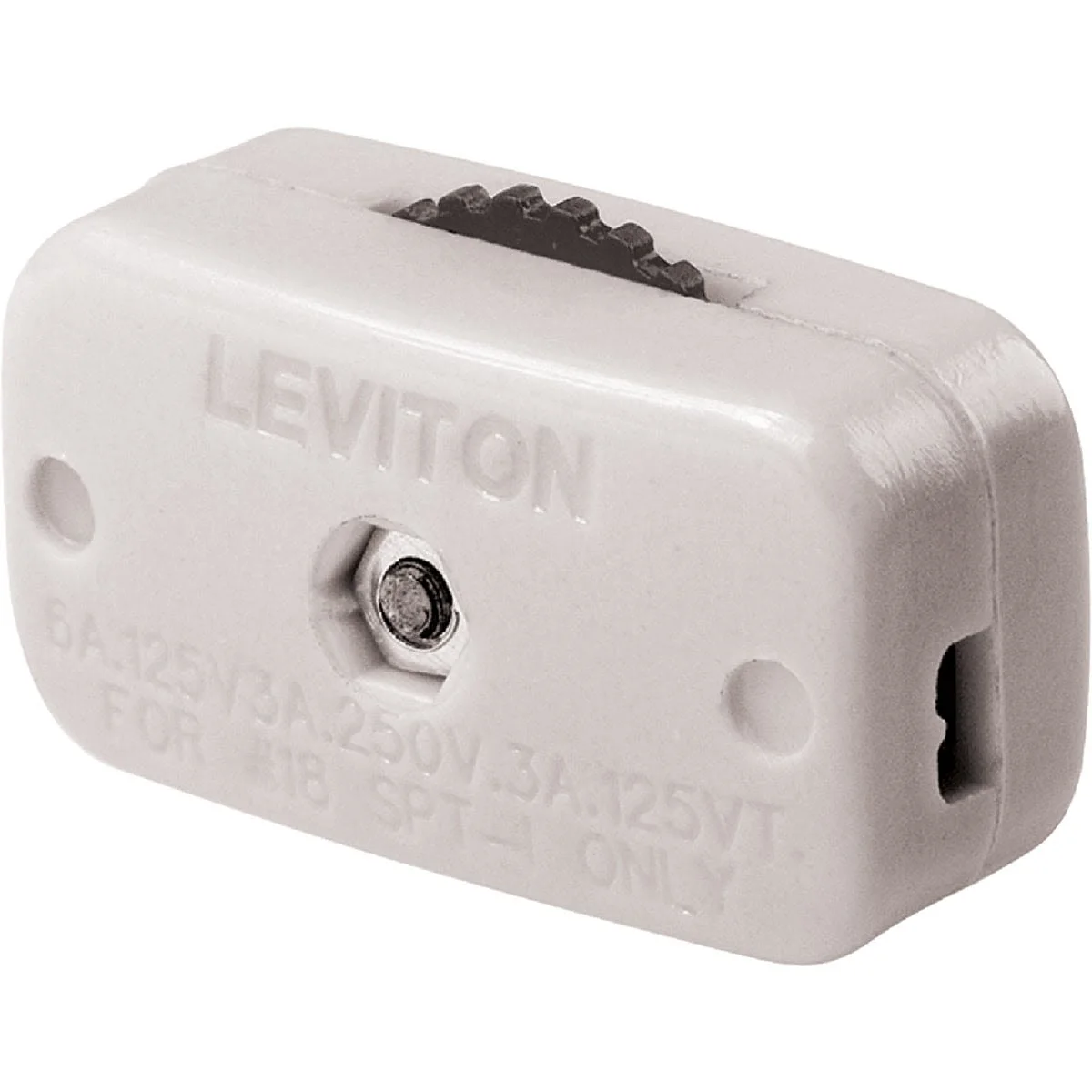Minimalist Leviton 3A 6A White Dial Cord Switch High-Performance