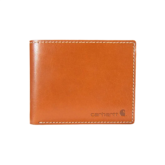 Official Carhartt Brown Rough Cut Bifold Wallet Exclusive