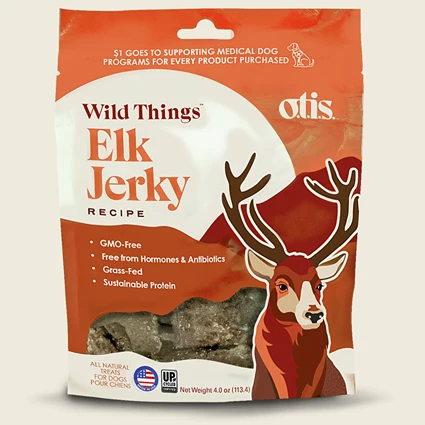 High-Performance Otis 4 Oz. Wild Things Elk Jerky Dog Treats High-Quality