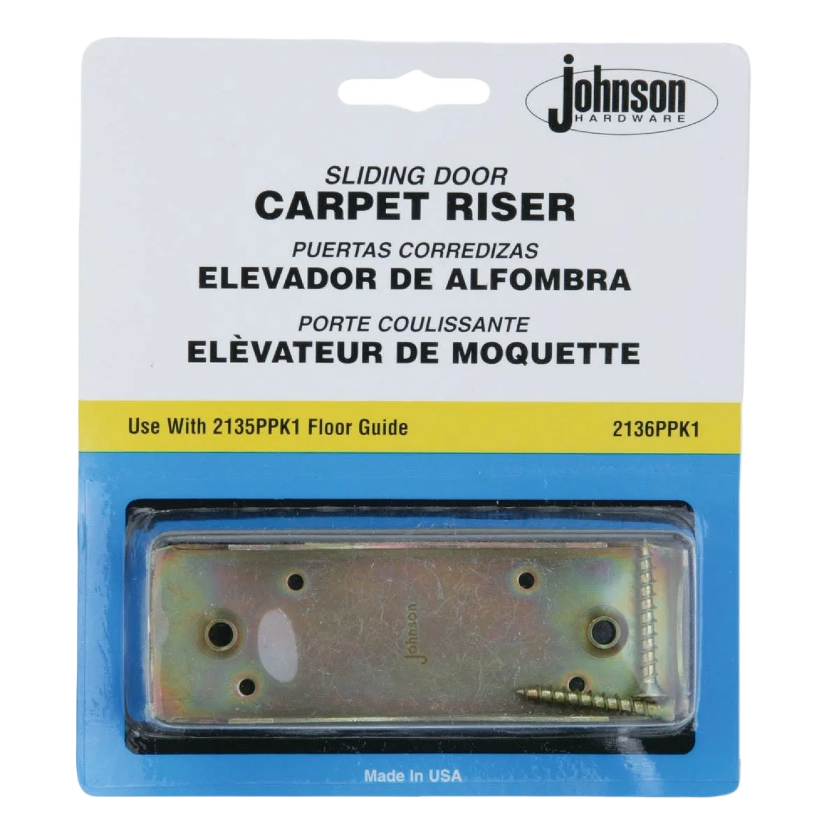 Traditional Johnson Hardware Carpet Riser Solid